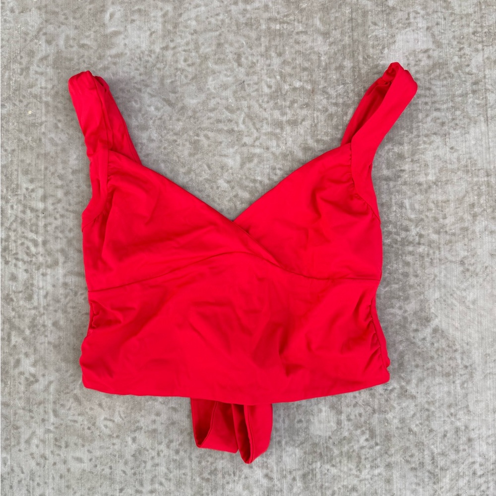 Vibrant Red Bodysuit
